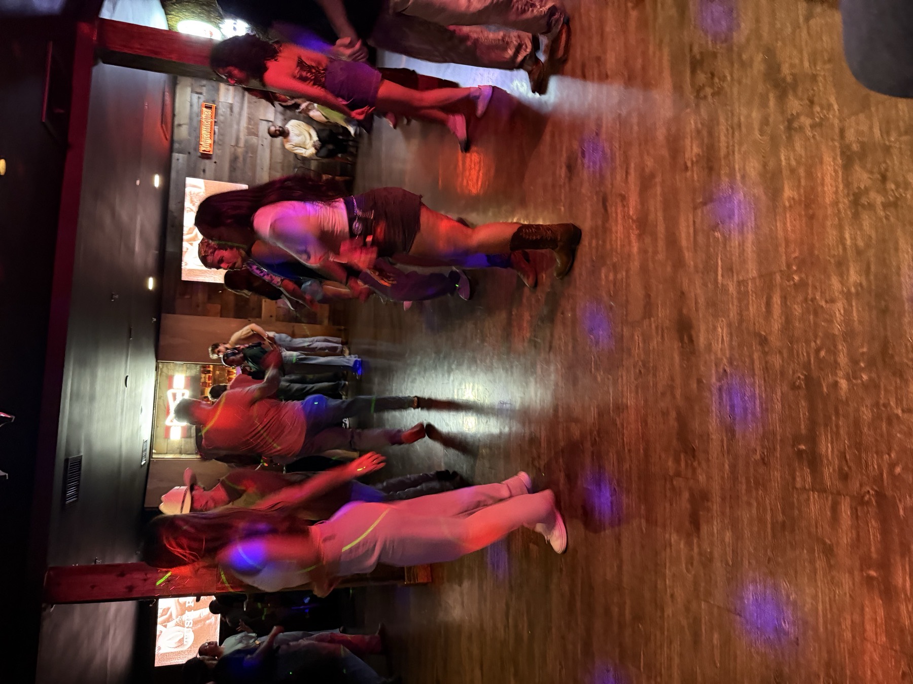 The dance floor at Bourbon Highway