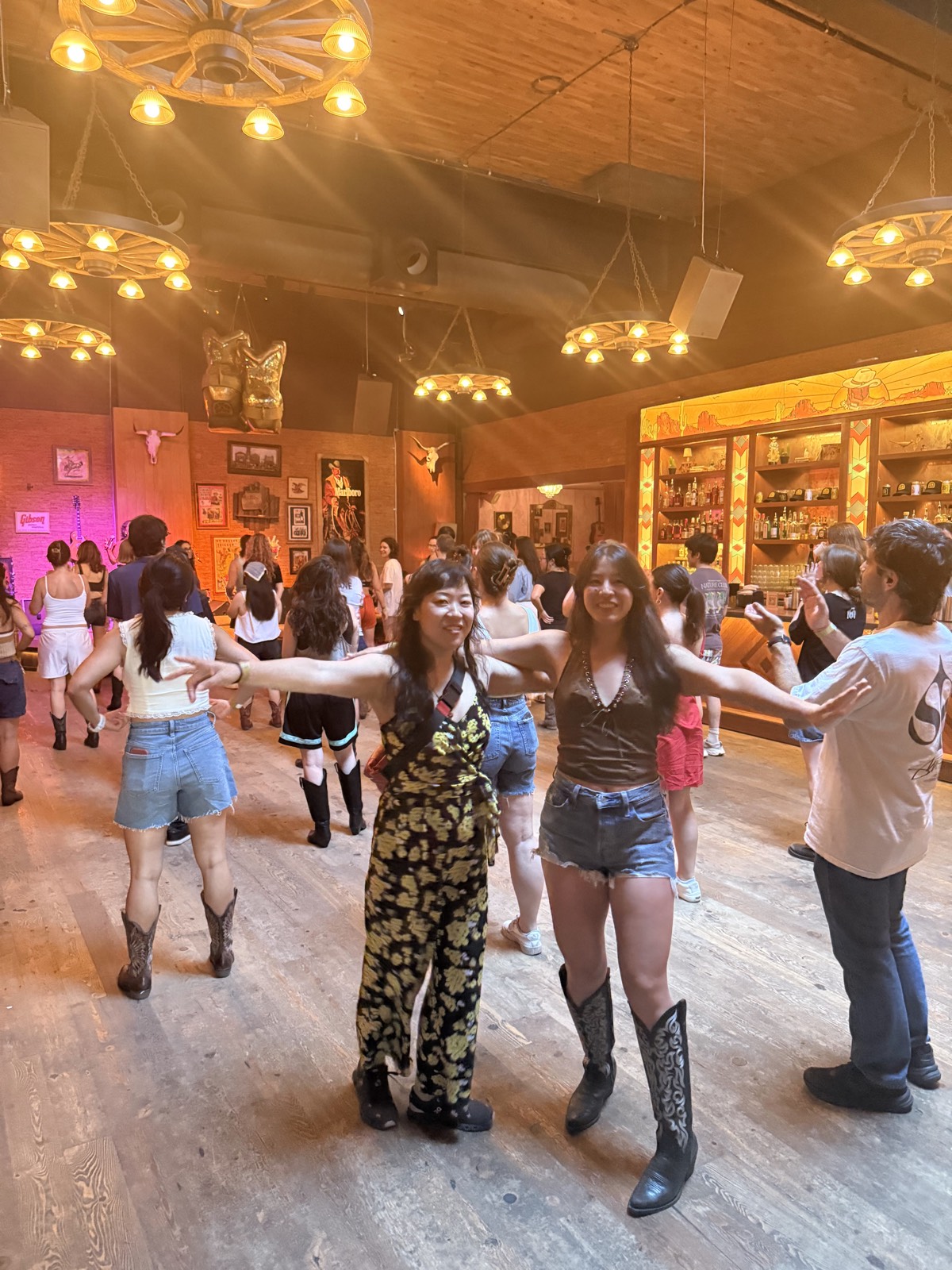 The dance floor at Desert 5 Spot in Brooklyn, New York