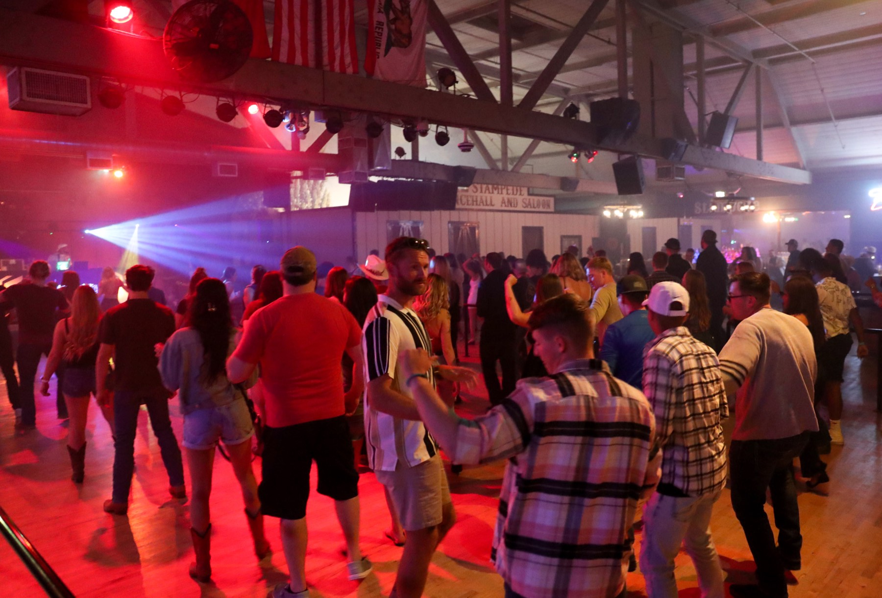 The dance floor at Stampede