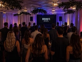 The dance floor at Bruno's Bar & Grille