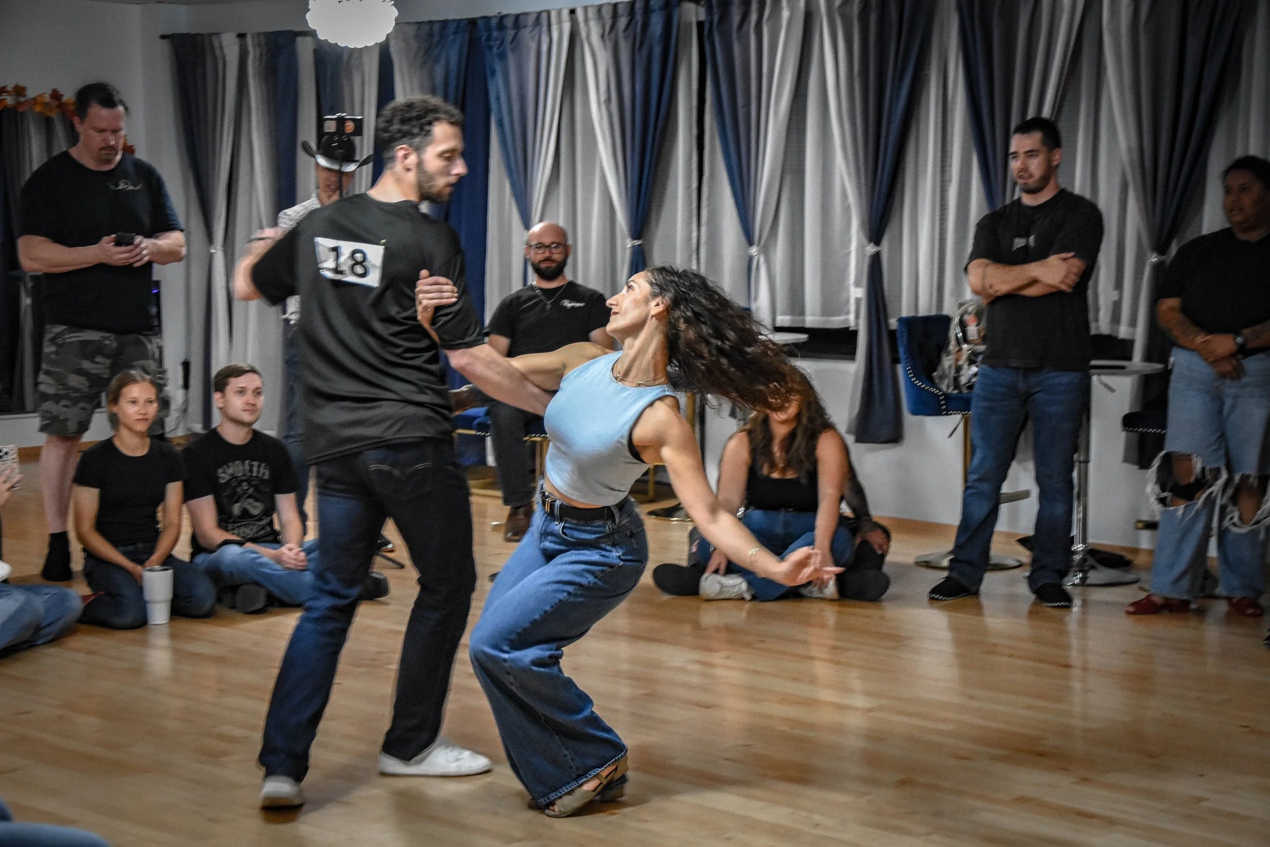 The dance floor at Inspira Dance