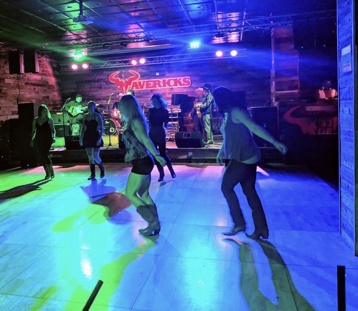 The dance floor at Mavericks in Pleasanton