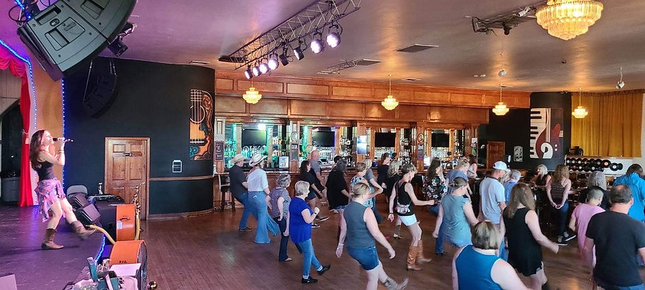 The dance floor at Opera House Saloon