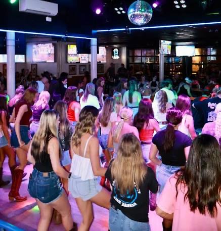 The dance floor at Sidewinders