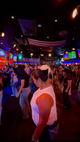 The dance floor at Swallows Inn in San Juan Capistrano